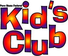 Kid's Club account at Penn State Federal logo